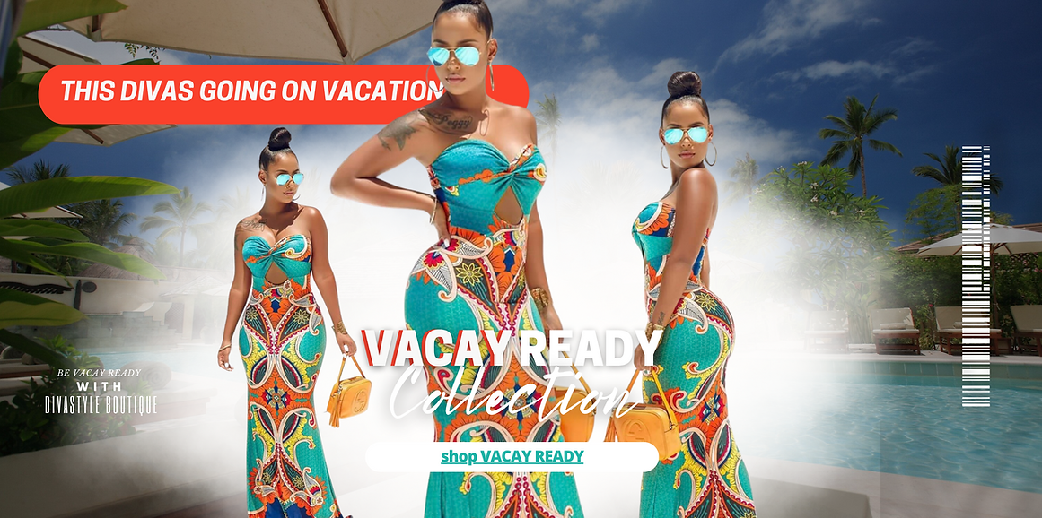 Because vacation isnt just a location-its a whole vibe!Our vacation ready collection is here to pack the heat effortlessly!