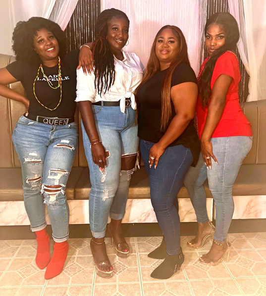 Picture of 4 African American women smiling