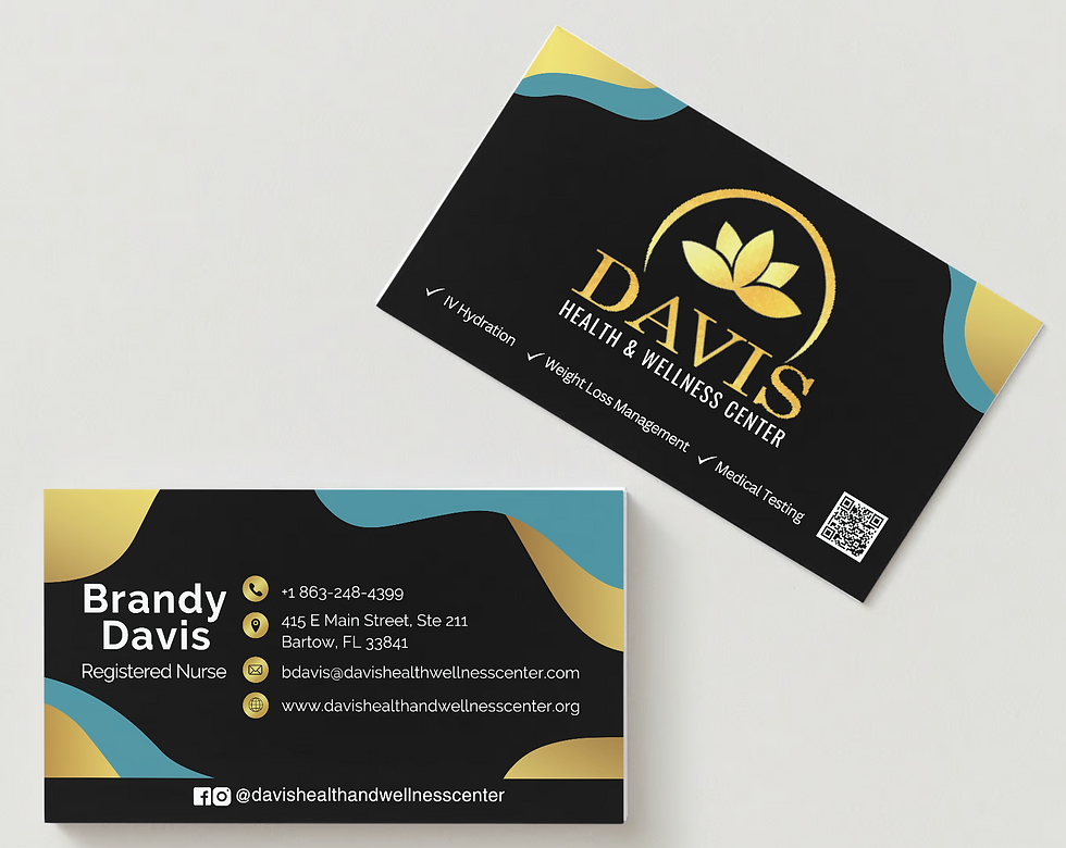 Thumbnail: GLAM Business Card Front/Back (Design only)