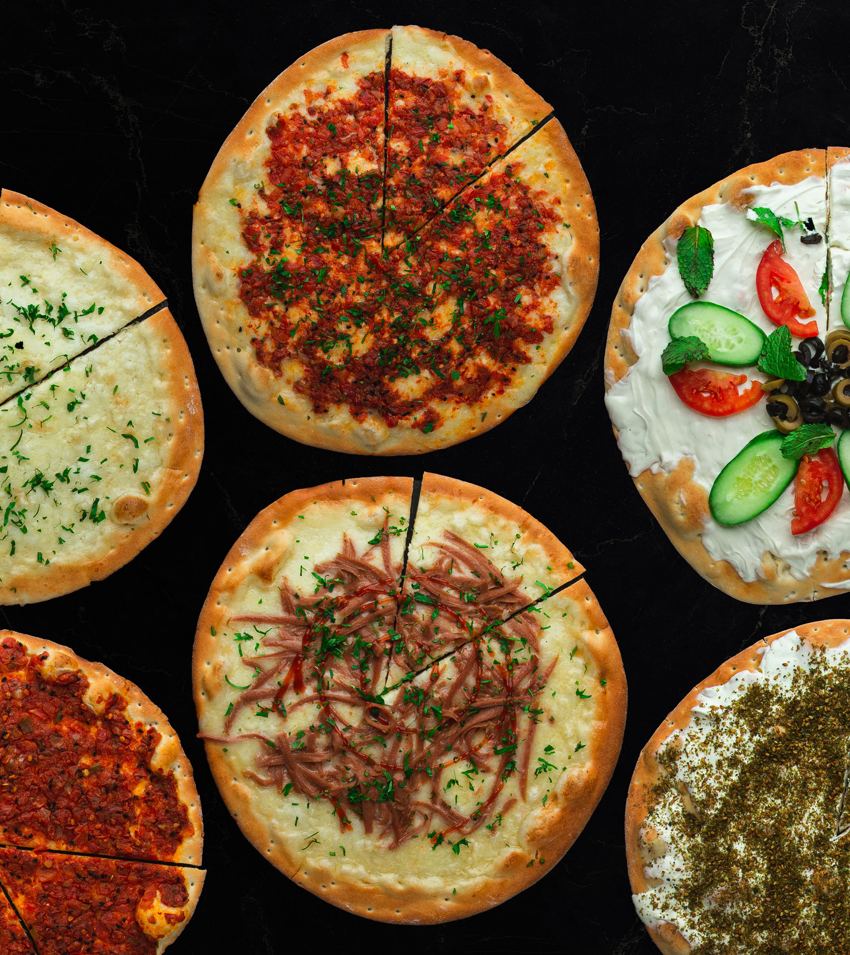 Arranged Food and Objects