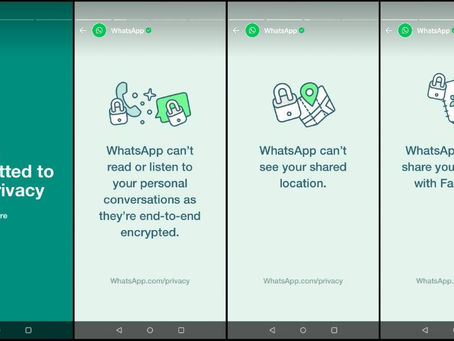 WhatsApp is using status to re-assure the privacy of the users