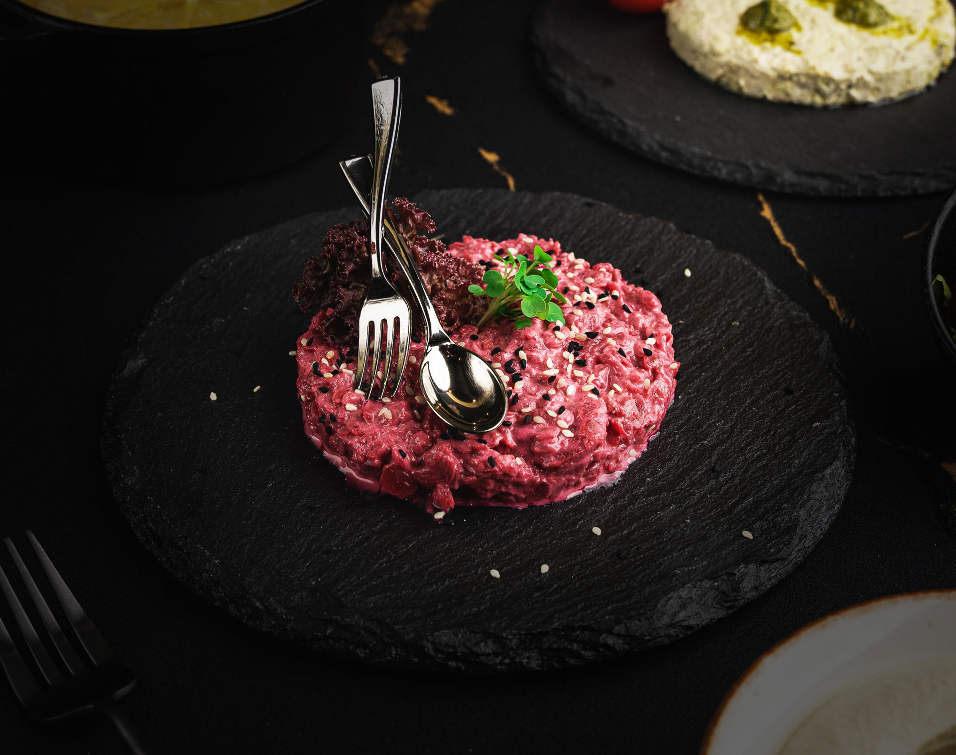 Arranged Food and Objects