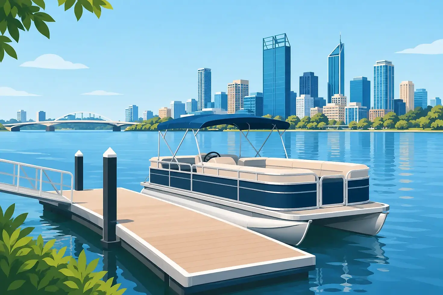 Where Do River Boats Board for a Perth Day Out?
