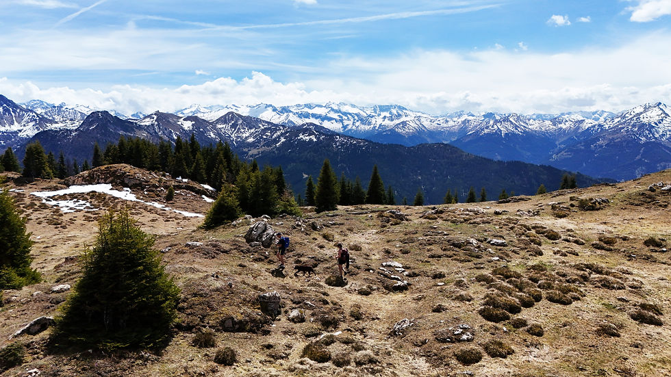 Im Alpenhauptkamm ist durchaus noch viel Schnee
