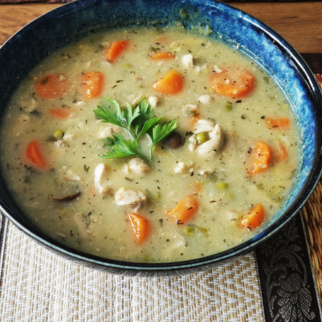 Tarragon Chicken soup 