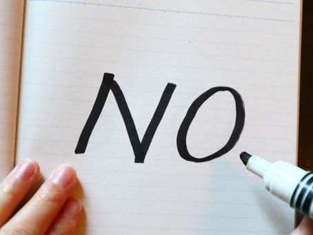 ノートにNOと書く人