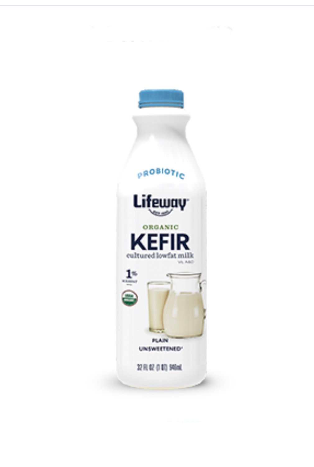 Lifeway Whole Milk Kefir 1% (organic), 32oz