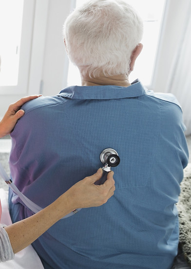 Accueil Infirmière examen des patients