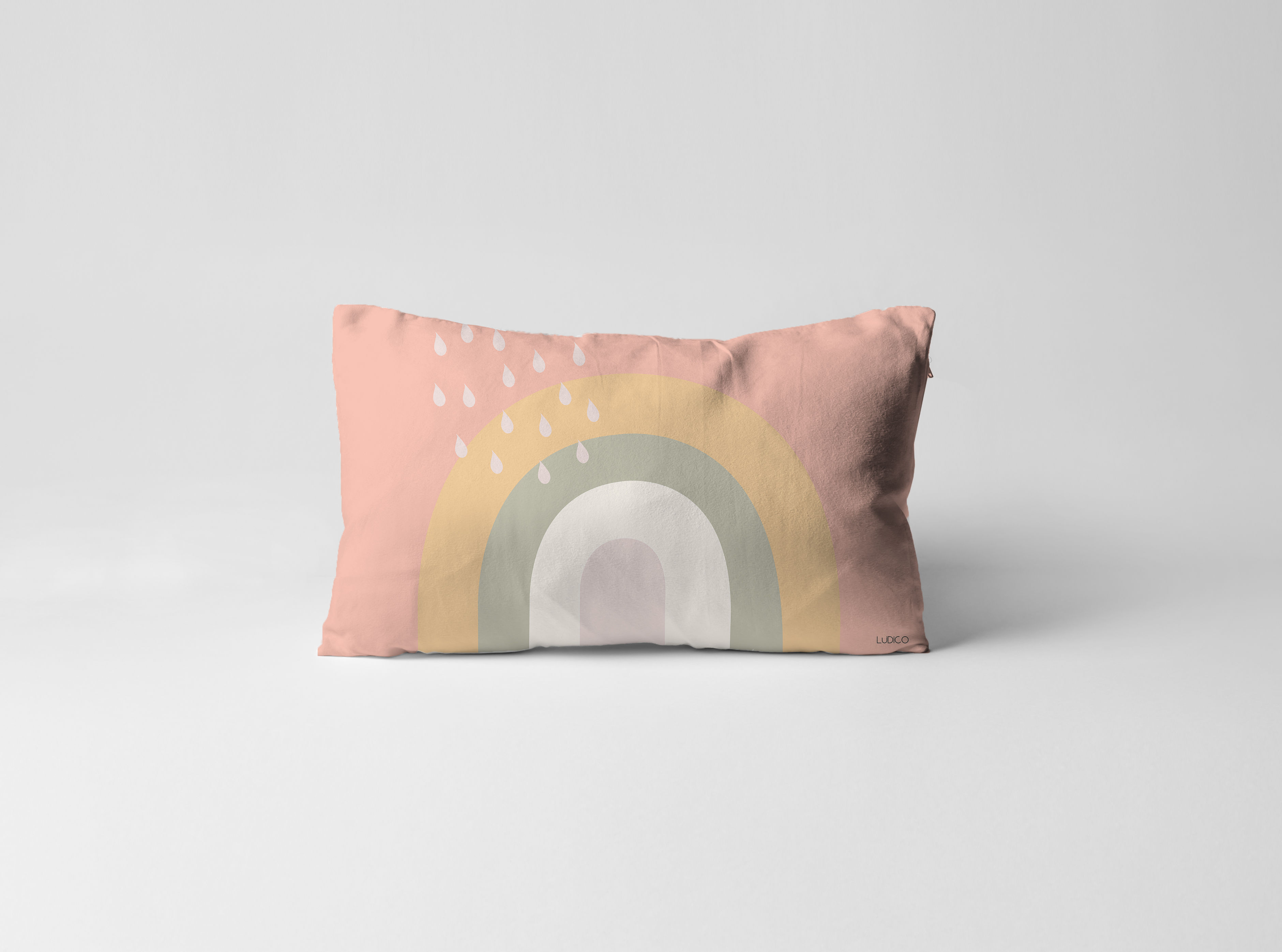 Almofada Flowers Arco-íris