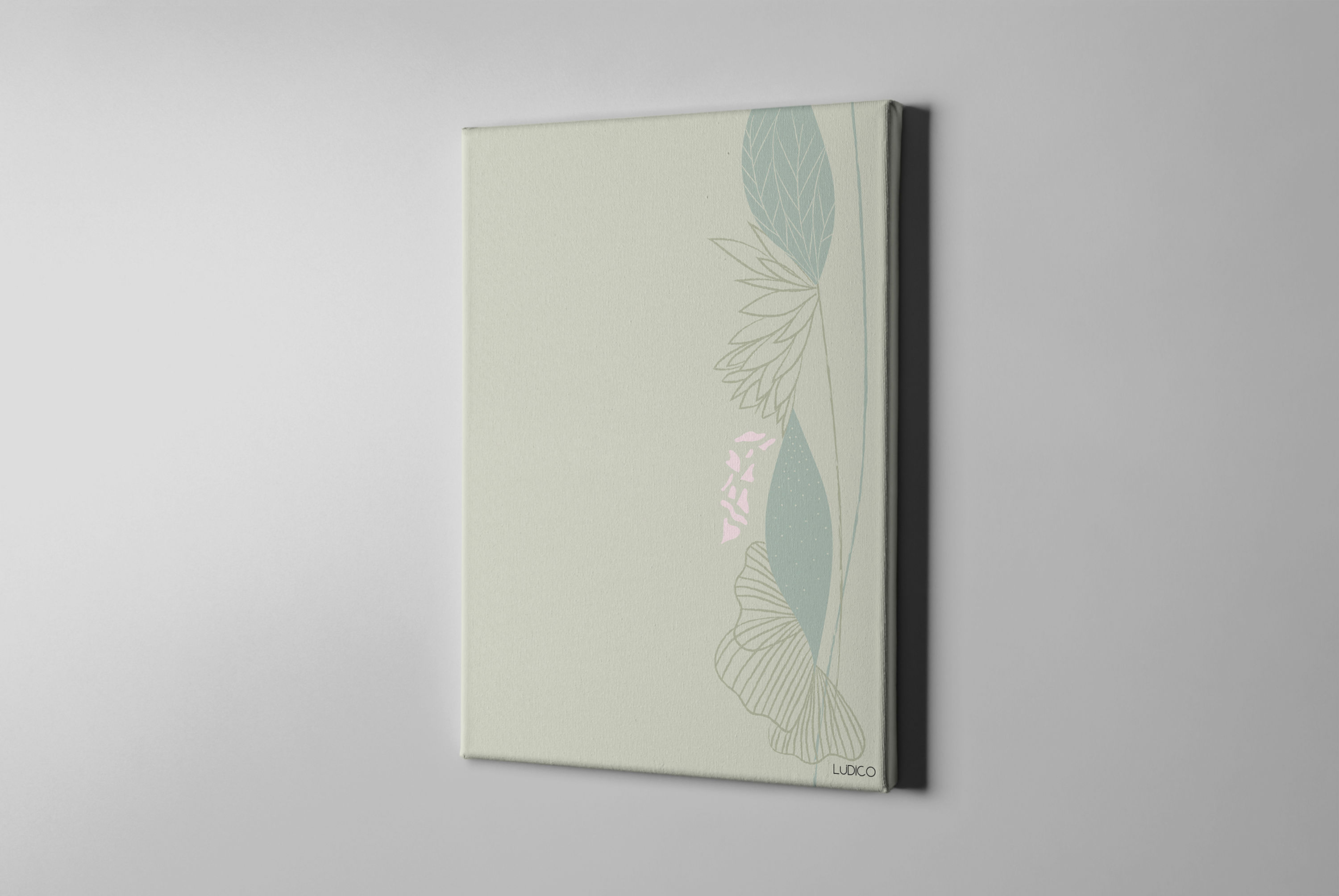 Tela Canvas Jardim Folhagem