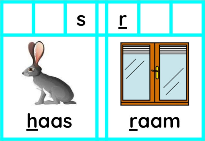 Thumbnail: leesspel tritet - mkm-woorden met aa - leren lezen
