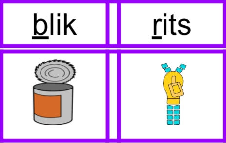 Thumbnail: kaartjes leesbingo woorden met i