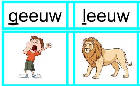 Thumbnail: kaartjes leesbingo woorden met eeuw