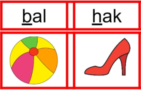 kaartjes leesbingo mkm-woorden met a