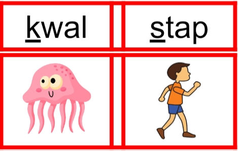 Thumbnail: kaartjes leesbingo woorden met a