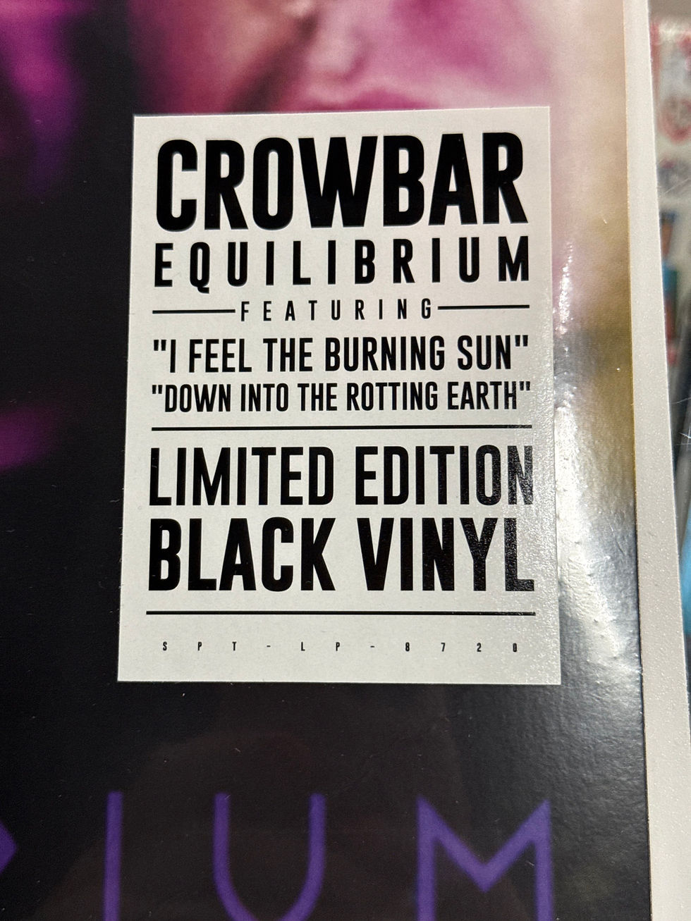 Thumbnail: Crowbar - Equilibrium LE: black vinyl sealed