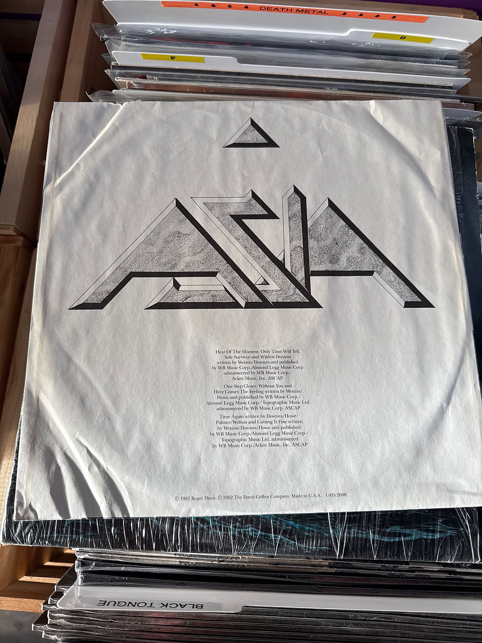 Thumbnail: Asia - Self Titled LP Vinyl Record VG+/VG+