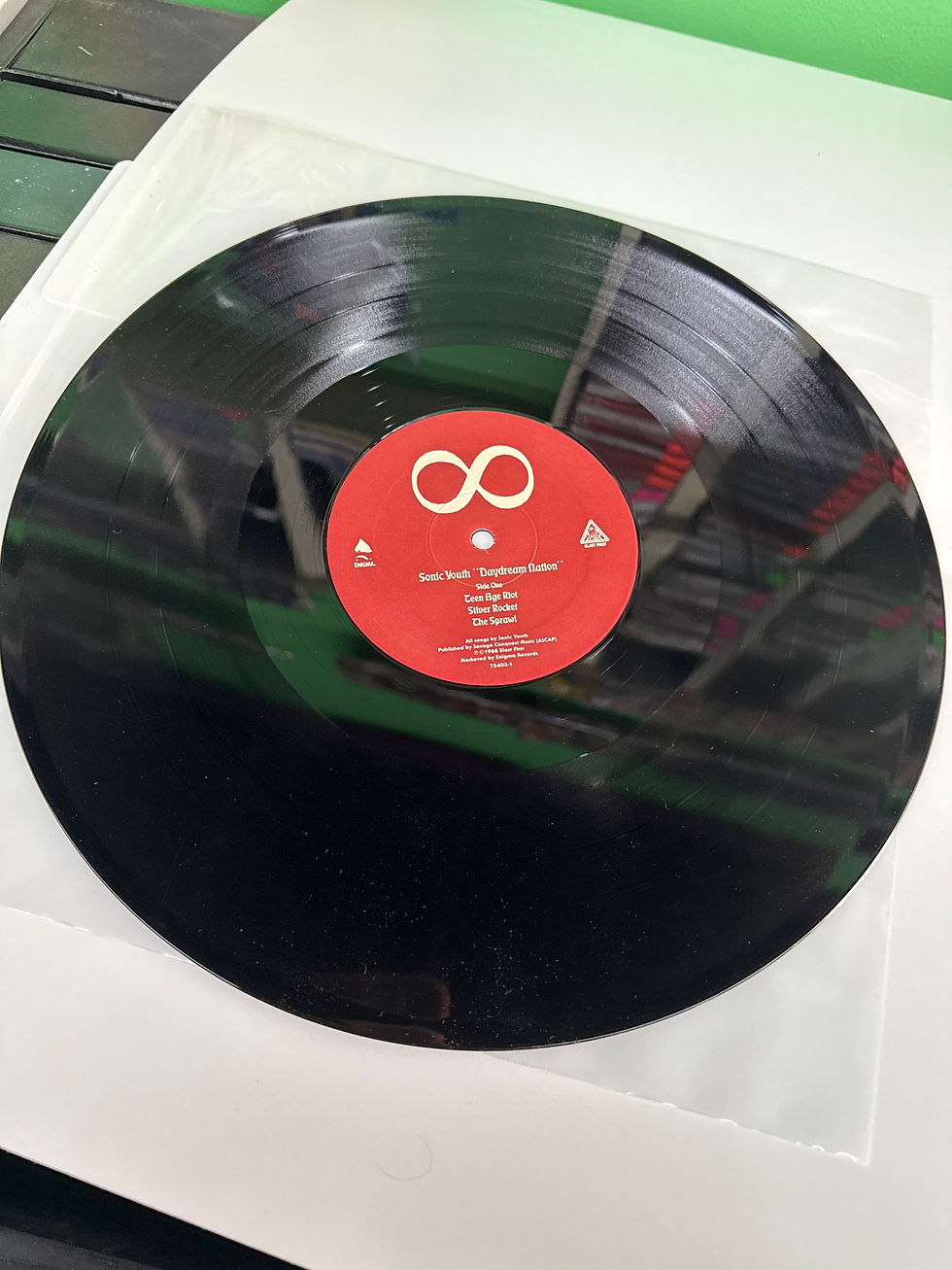 Thumbnail: sonic youth daydream nation 1988 OG VG+\VG+ vinyl 2 LP NO Poster Photo