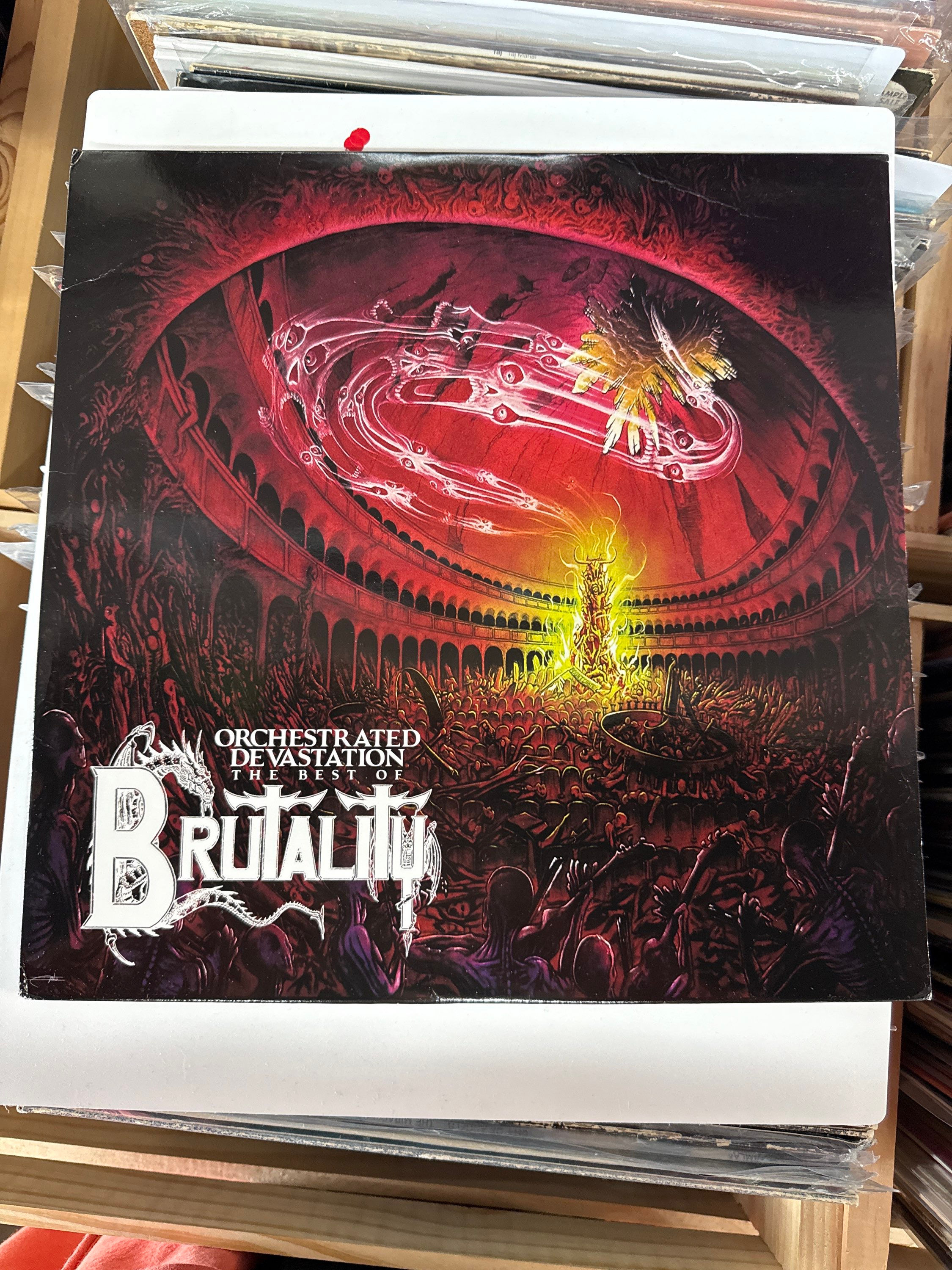Brutality Orchestrated Devastation: The Best Of LP Vinyl Record 2014 VG+/VG+