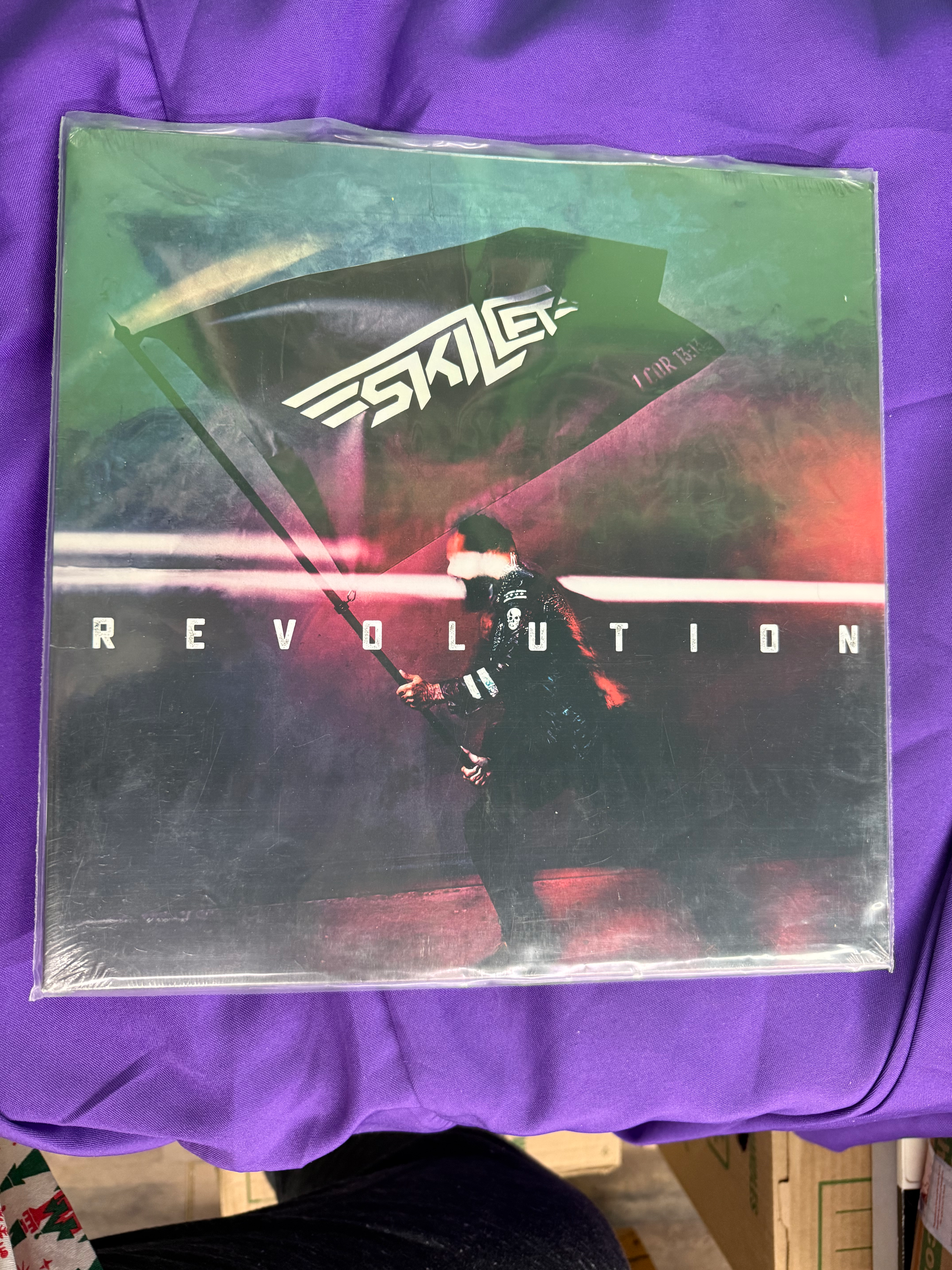 Skillet - Revolution LP Blue & Black Colored Vinyl sealed