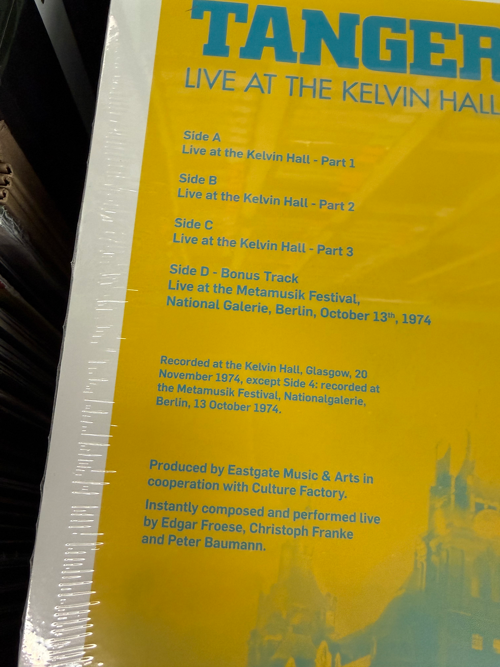 Thumbnail: Tangerine Dream ~ Live at Kelvin Hall, Glasgow 1974 RSDBF VINYL SEALED 2x LP