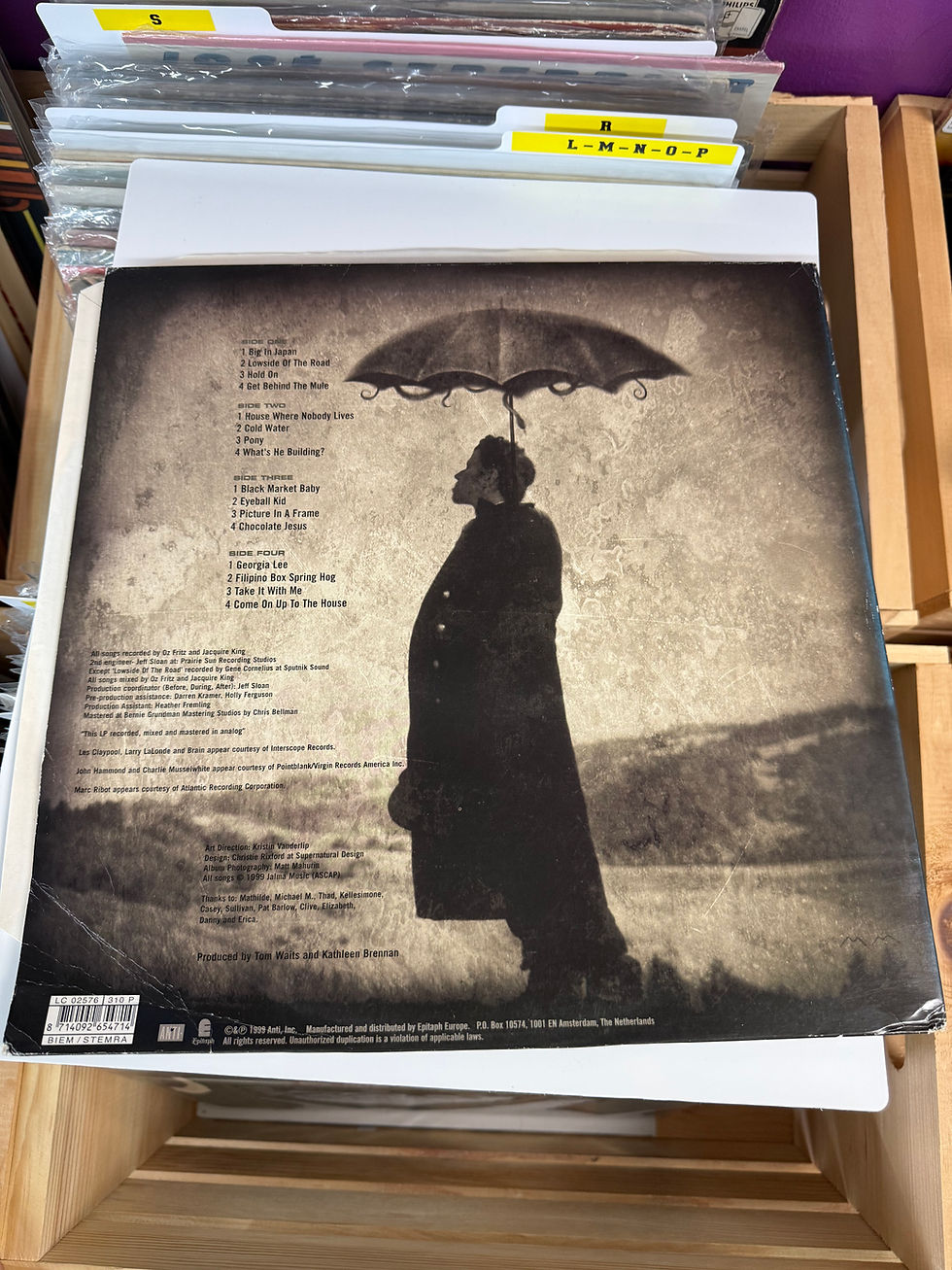 Thumbnail: Tom Waits Mule Variations Europe 1999 VG+ Vinyl VG Jacket