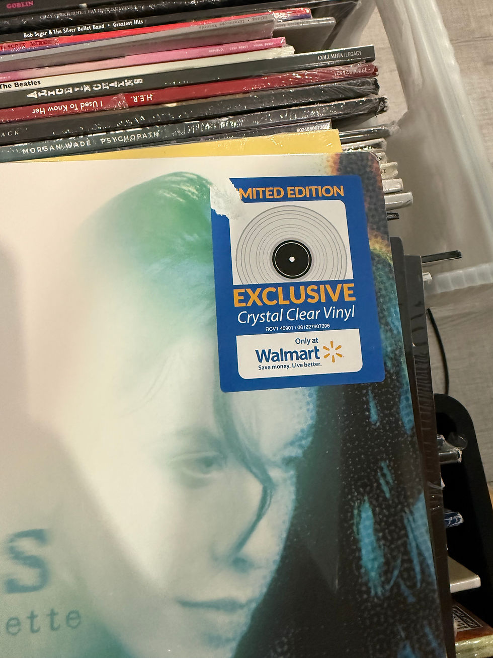 Thumbnail: Alanis Morissette ~ Jagged Little Pill ~ Crystal Clear Sealed Vinyl LP