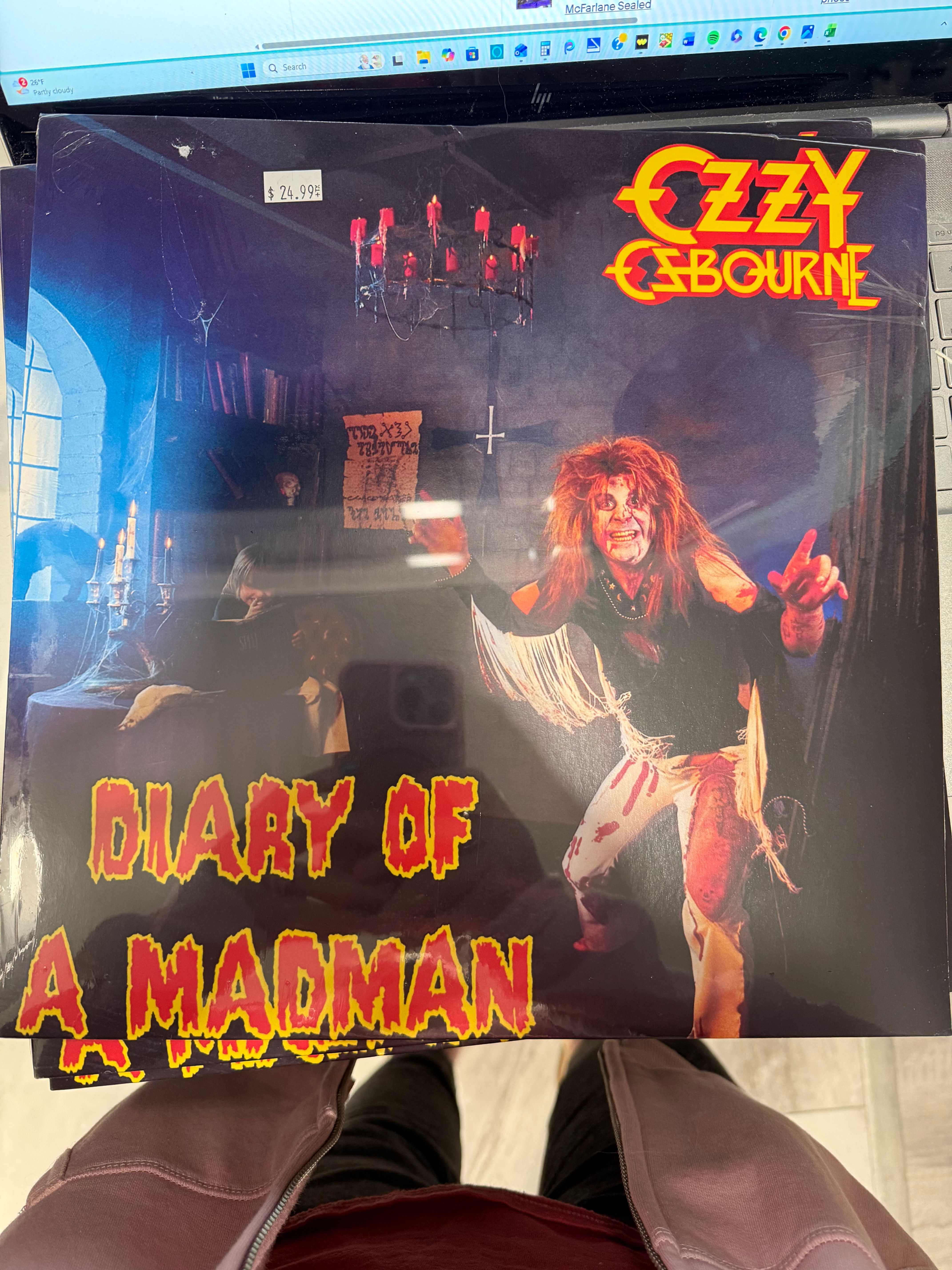 Ozzy Osbourne ~ Diary Of A Madman ~ LE Blue Swirl  (Vinyl, 2021) Sealed