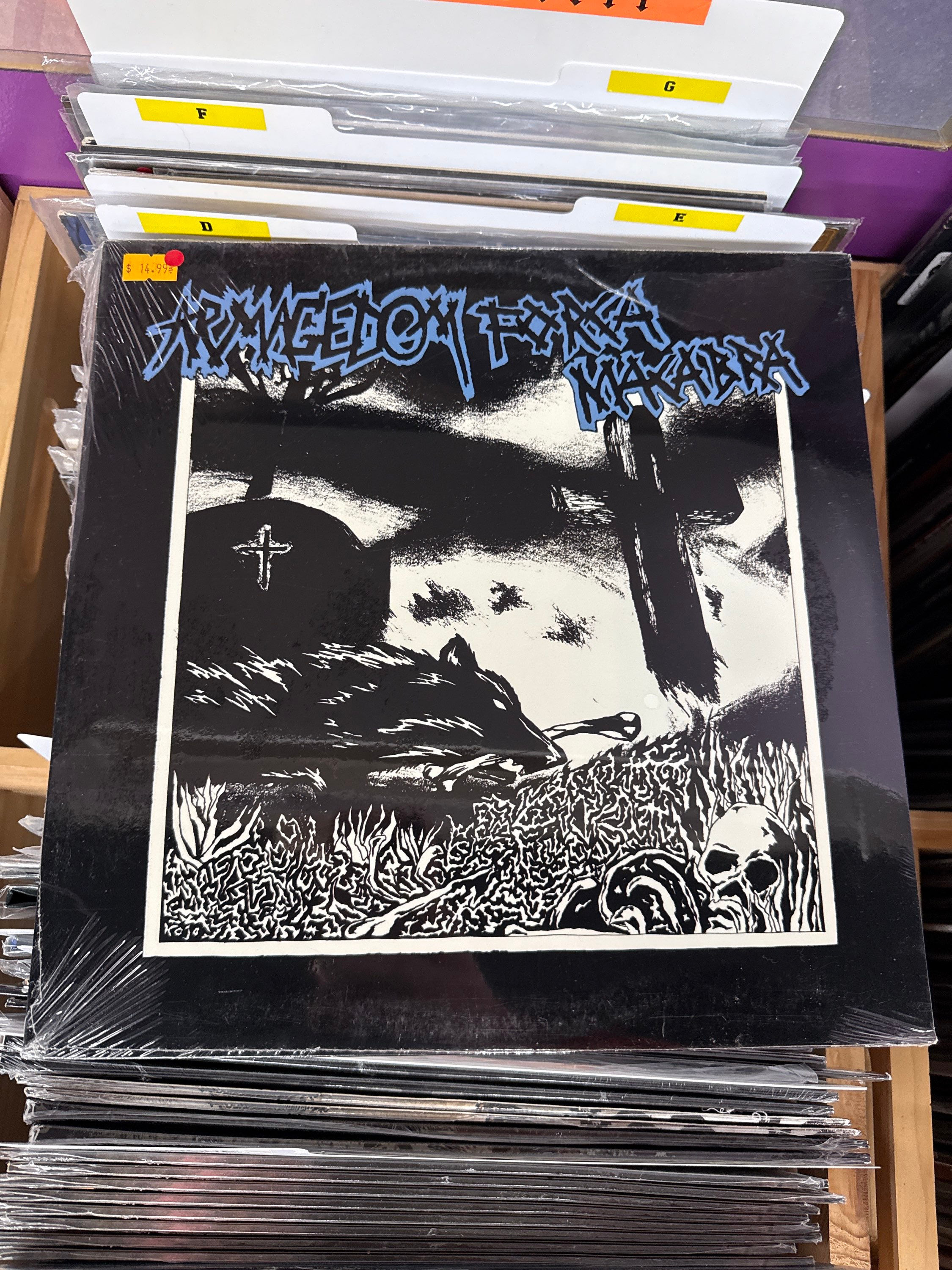 Armagedom & Forca Macabra The Album Is A Split With Music From Both Bands Sealed