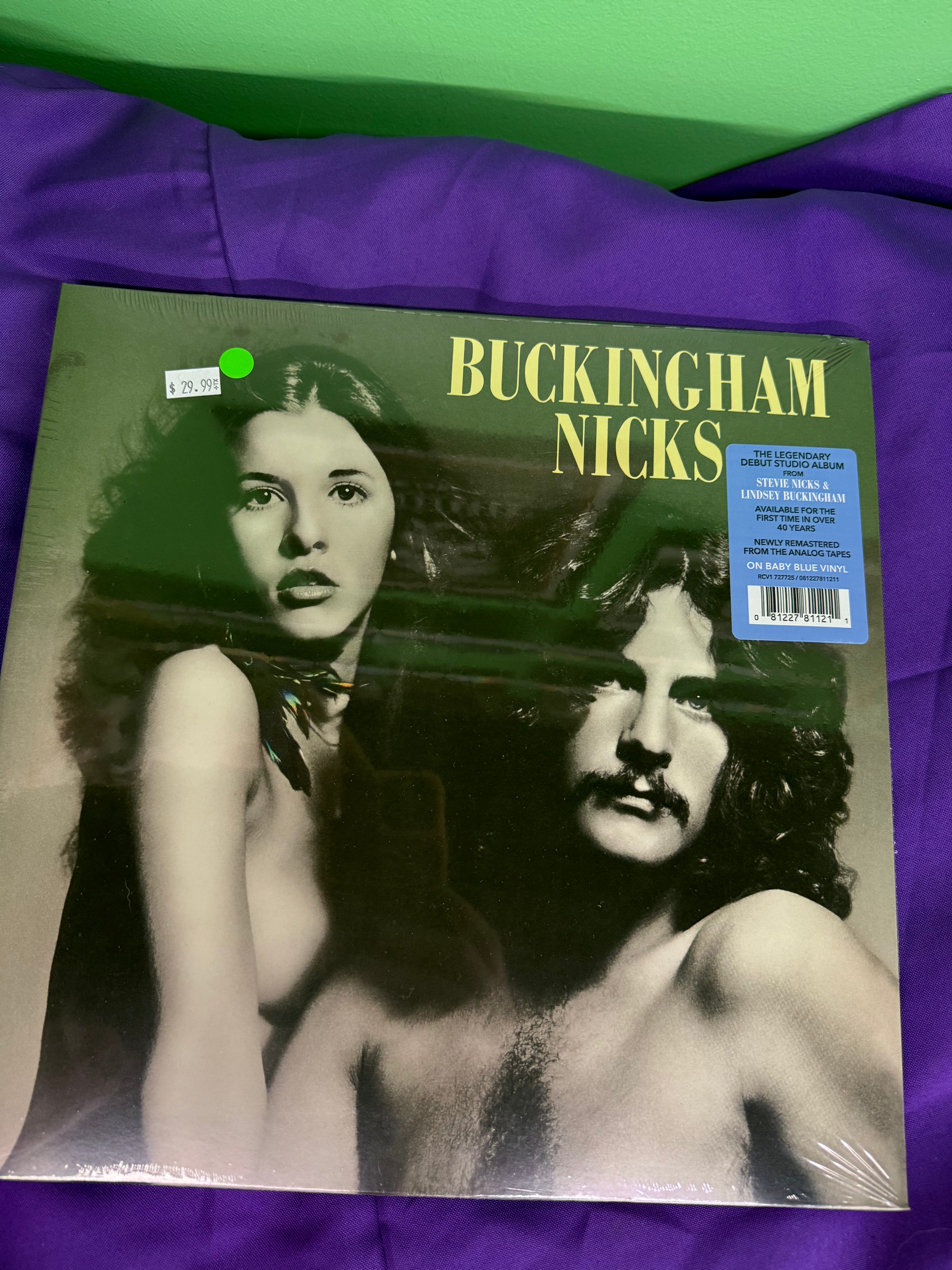 Buckingham / Nicks - Buckingham / Nicks Blue, Colored Sealed Vinyl