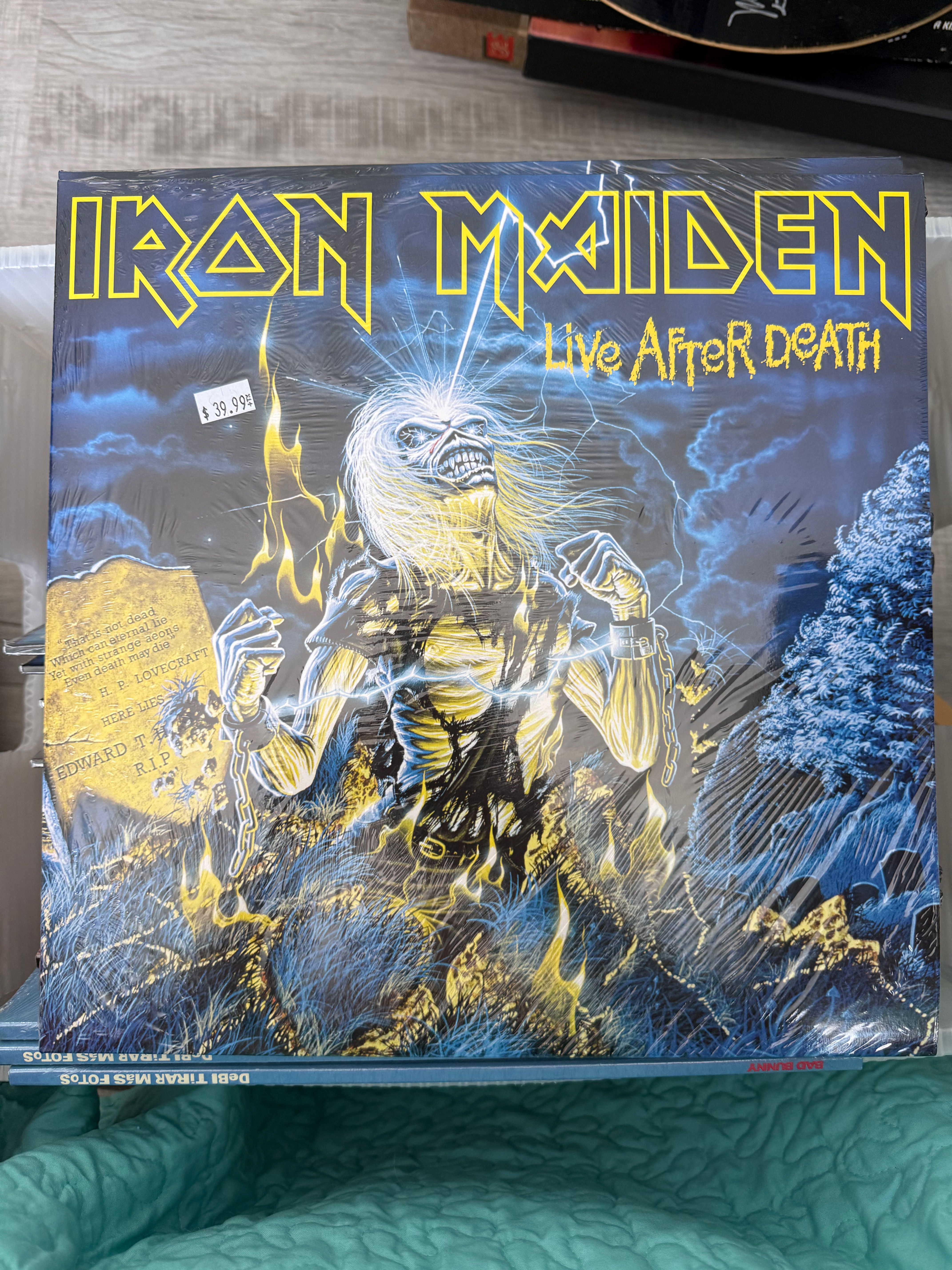 IRON MAIDEN LIVE AFTER DEATH- VINYL 2-LP SET " NEW, SEALED "