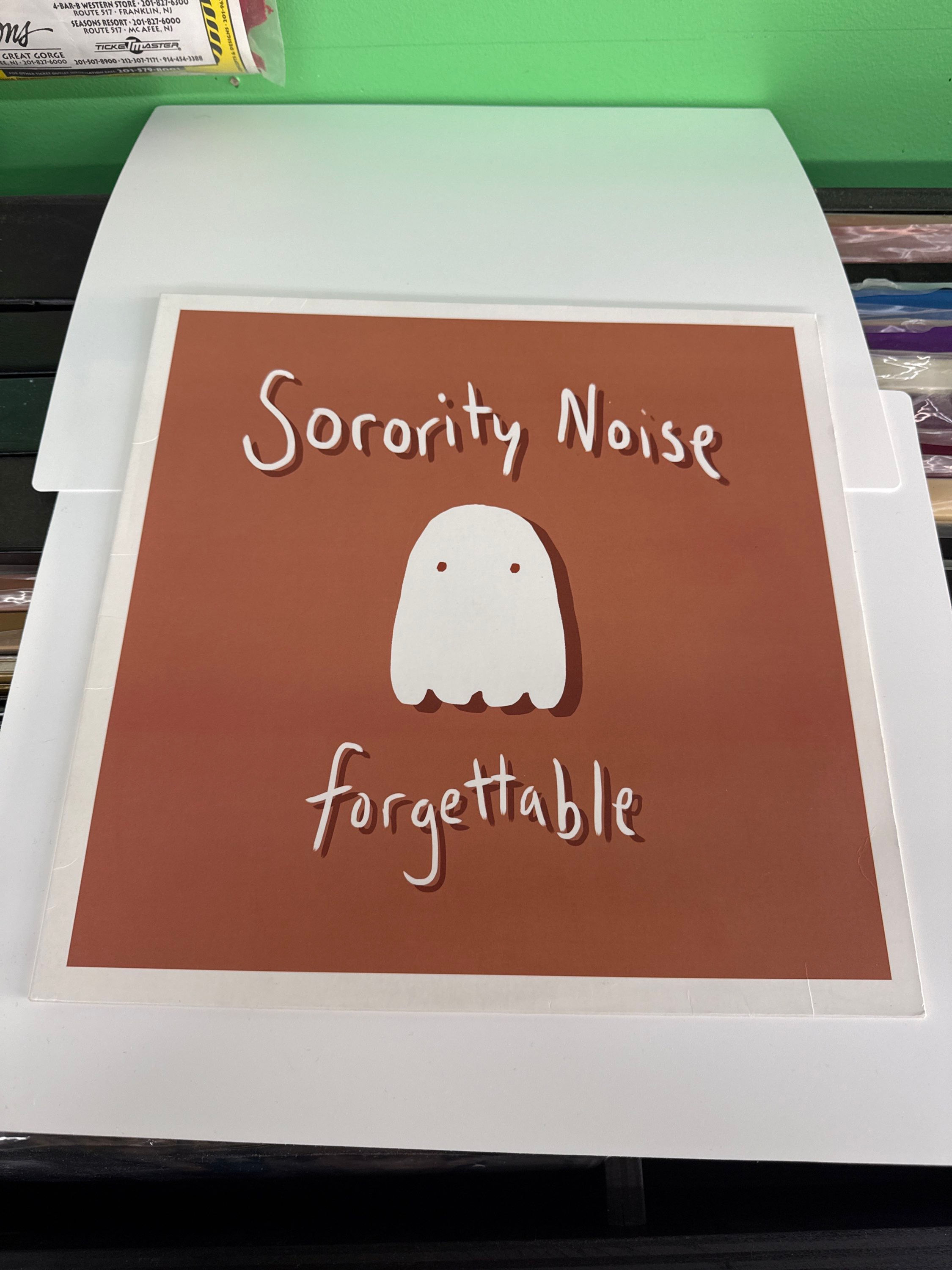 Sorority Noise Forgettable LE 200 2014 VG+\VG+ vinyl