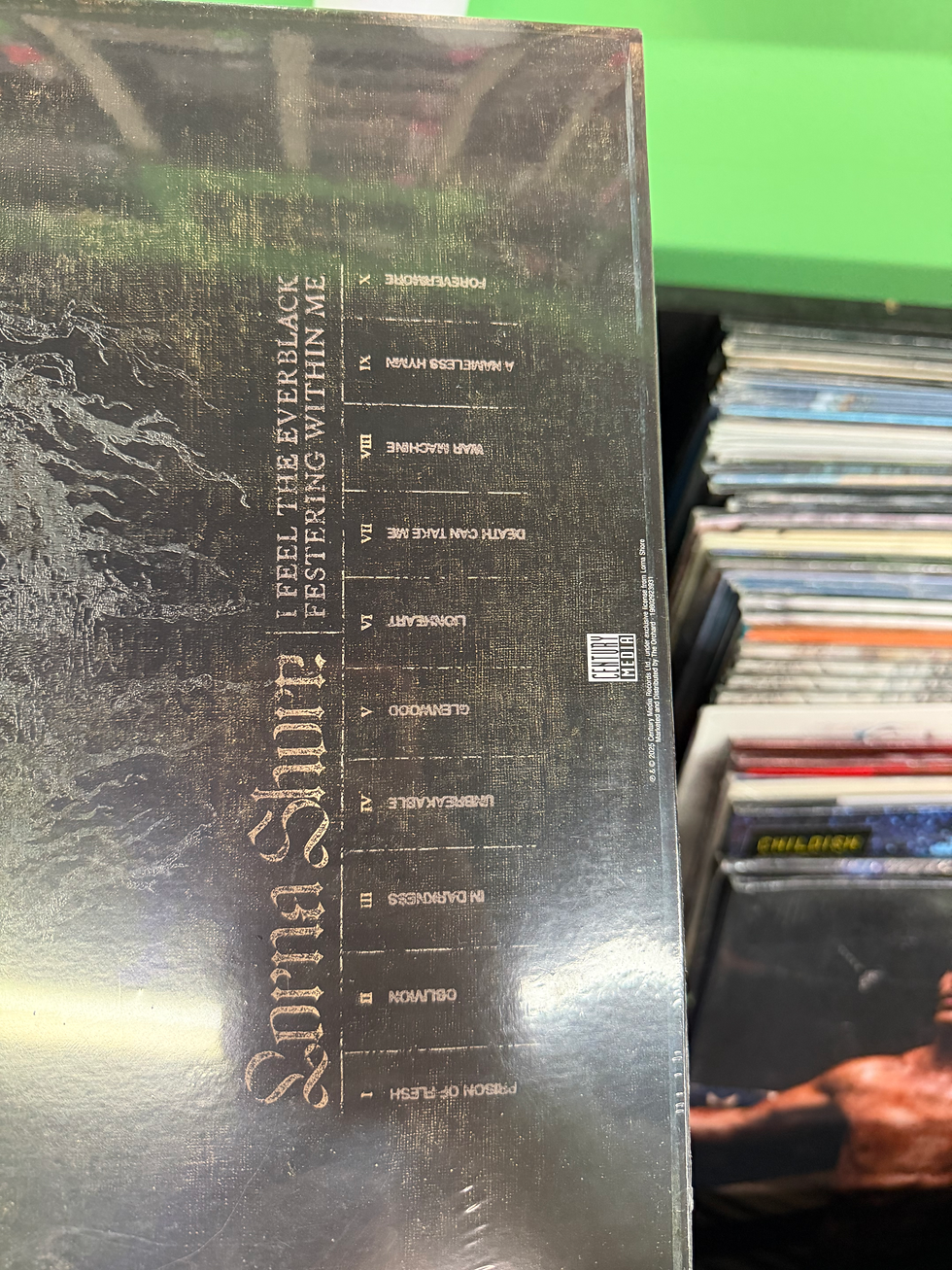 Thumbnail: LORNA SHORE I FEEL THE EVERBLACK FESTERING WITHIN ME HOT TOPIC SEA BLUE SMOKE LP