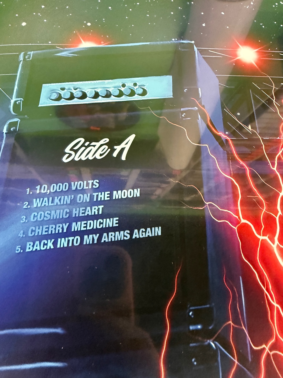 Thumbnail: Ace Frehley - 10,000 Volts Alt Cover #2 Solar Flare Vinyl 180g Ltd /750 Sealed