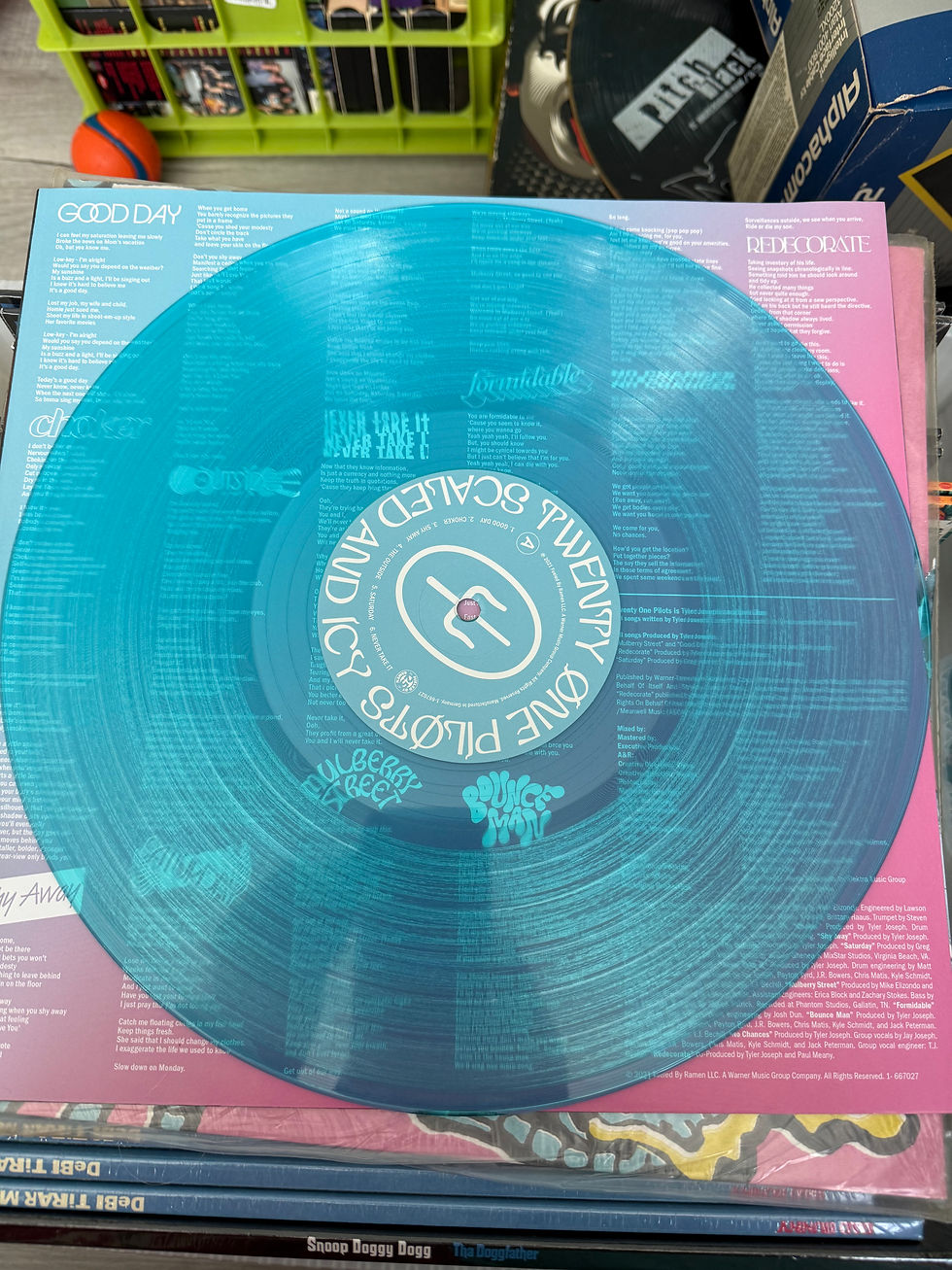 Thumbnail: Twenty One Pilots Scaled and Icy New Opened To See Color Vinyl Transparent Blue 