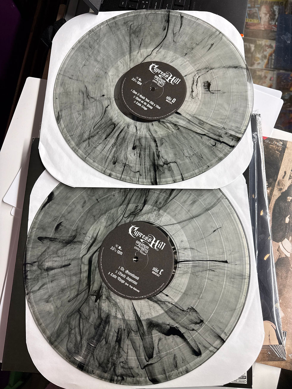 Thumbnail: Cypress Hill Greatest Hits From The Bong 2017 Clear Smoke Vinyl Record VG+/VG+