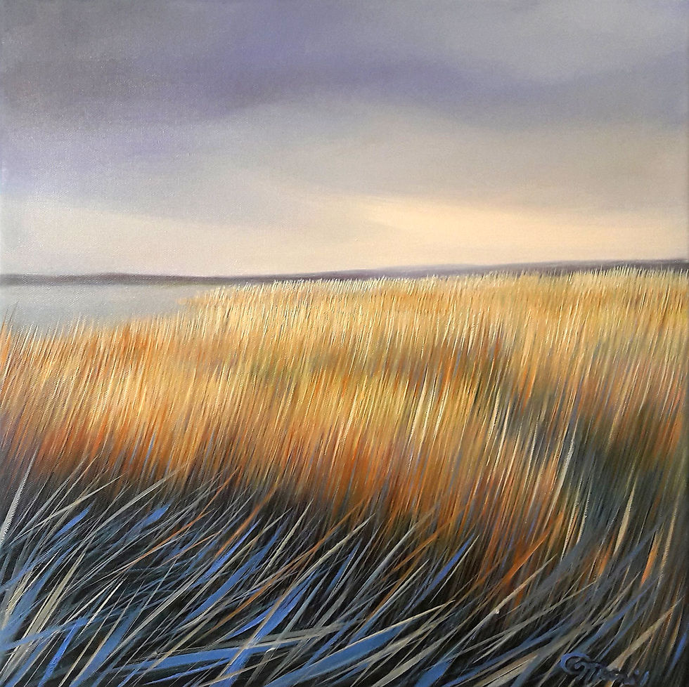 April's Song, oil/canvas, 40x40cm/16''x16''