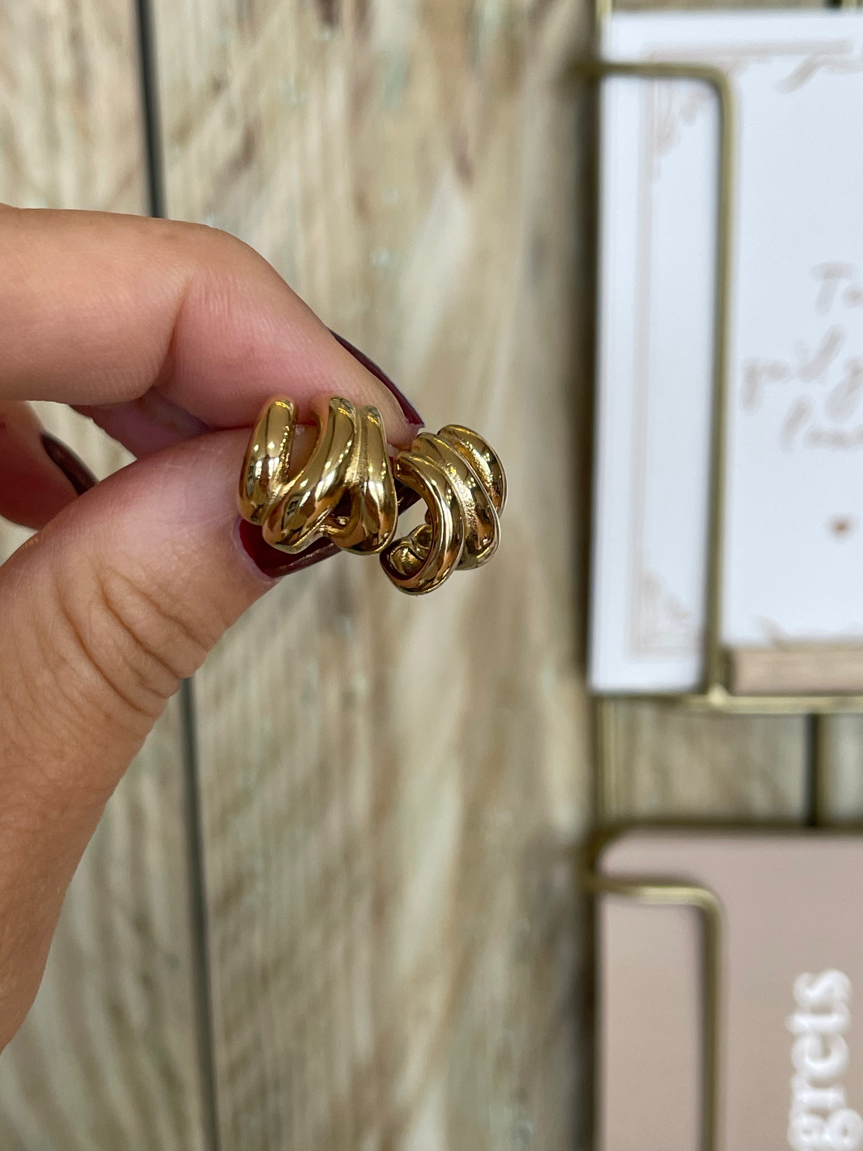 Boucles coquillettes 