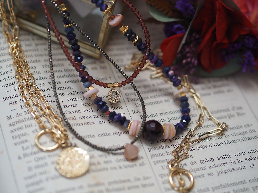 Miniature : Collier  "Myrte"
