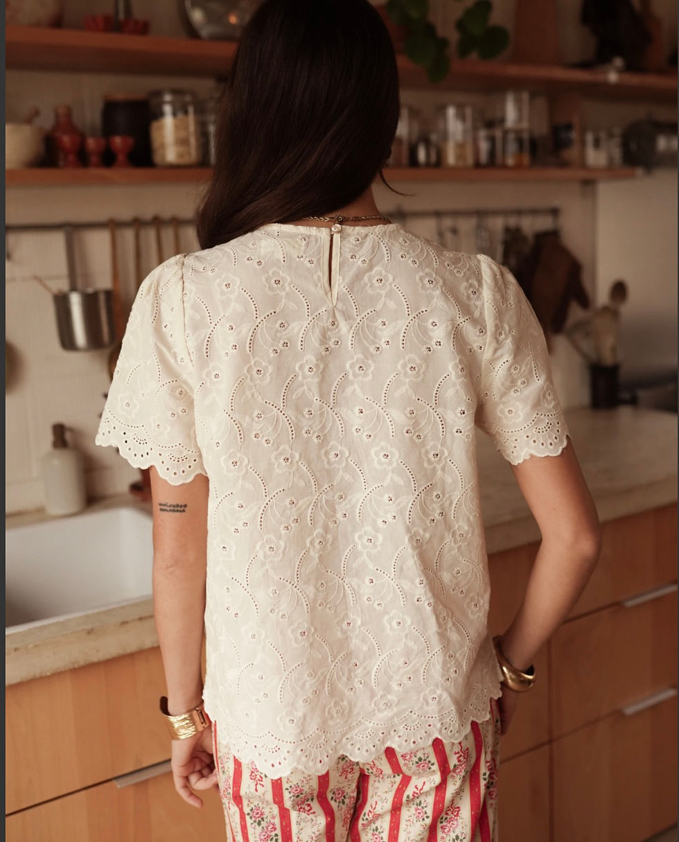 Miniature : Top en broderie Eloïse