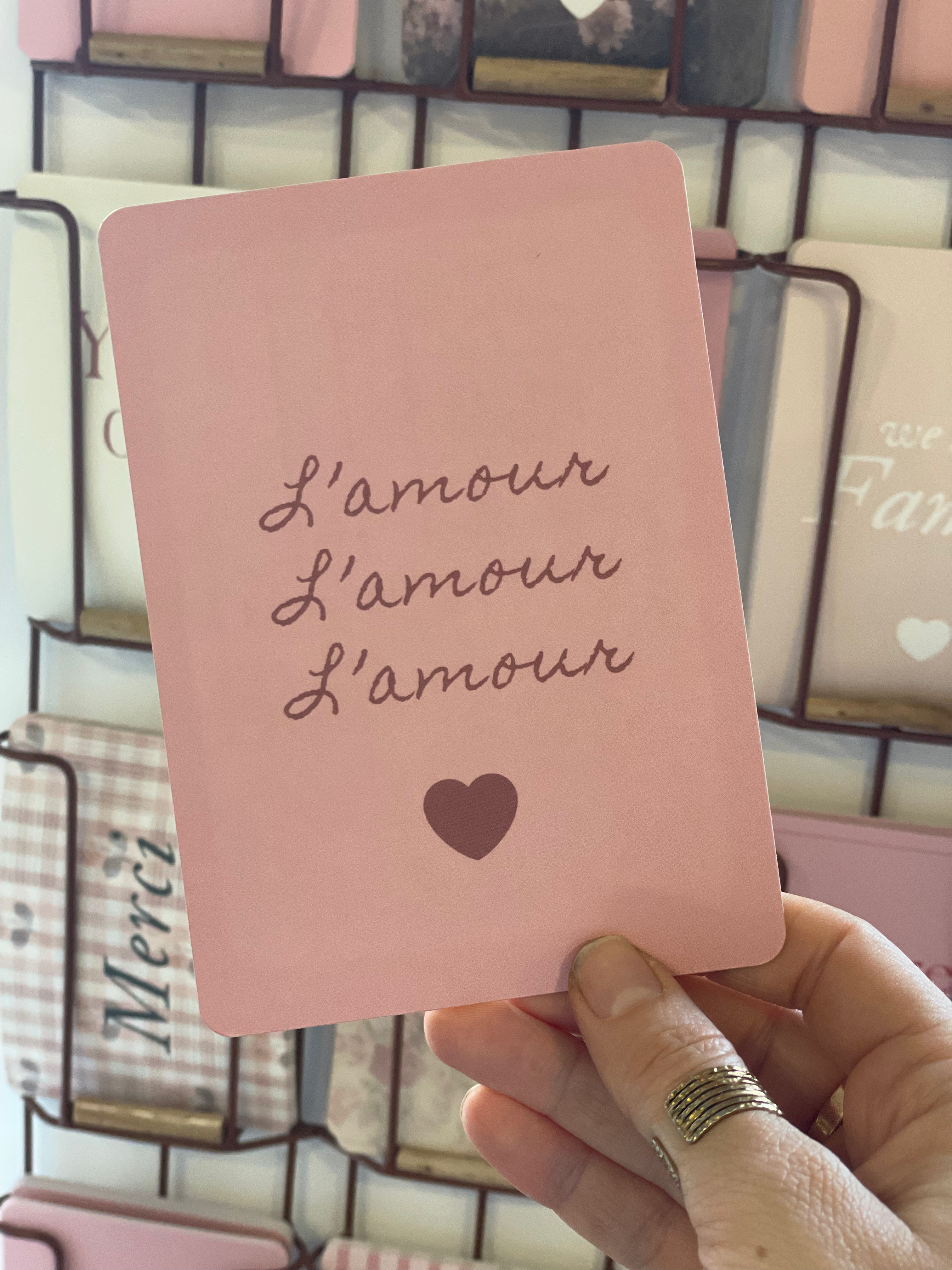 Billet doux "L’Amour L’Amour L’Amour"
