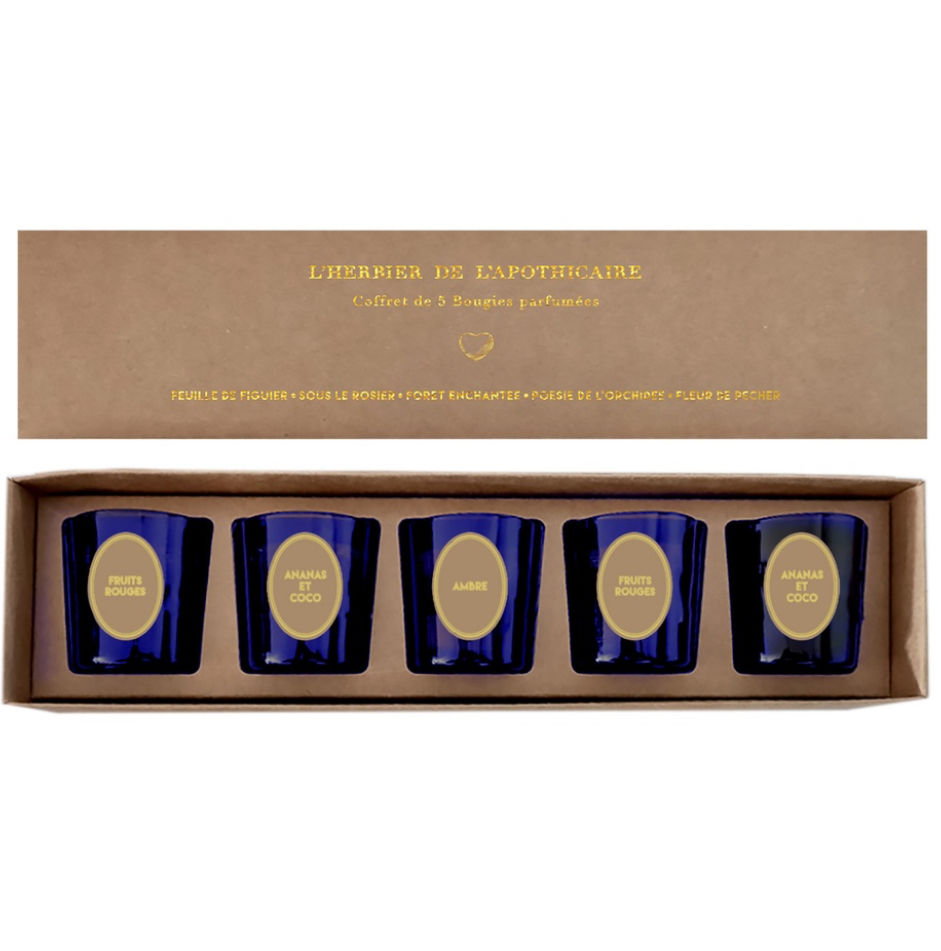 Miniature : Coffret de 5 mini bougies