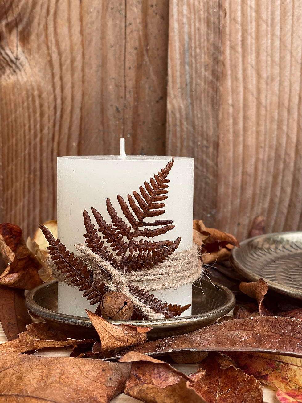 Miniature : Autumn candle