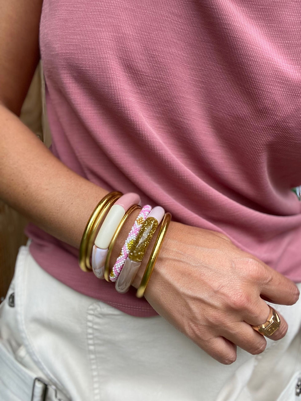Miniature : Bracelet "Côme poudré"