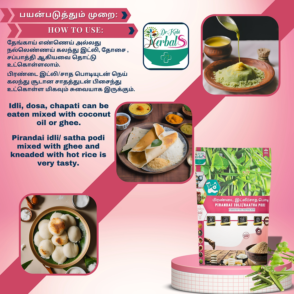 Thumbnail: பிரண்டை இட்லி/சாதம் பொடி - 100 கிராம்