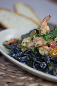 Food photography with artistic composition and natural light