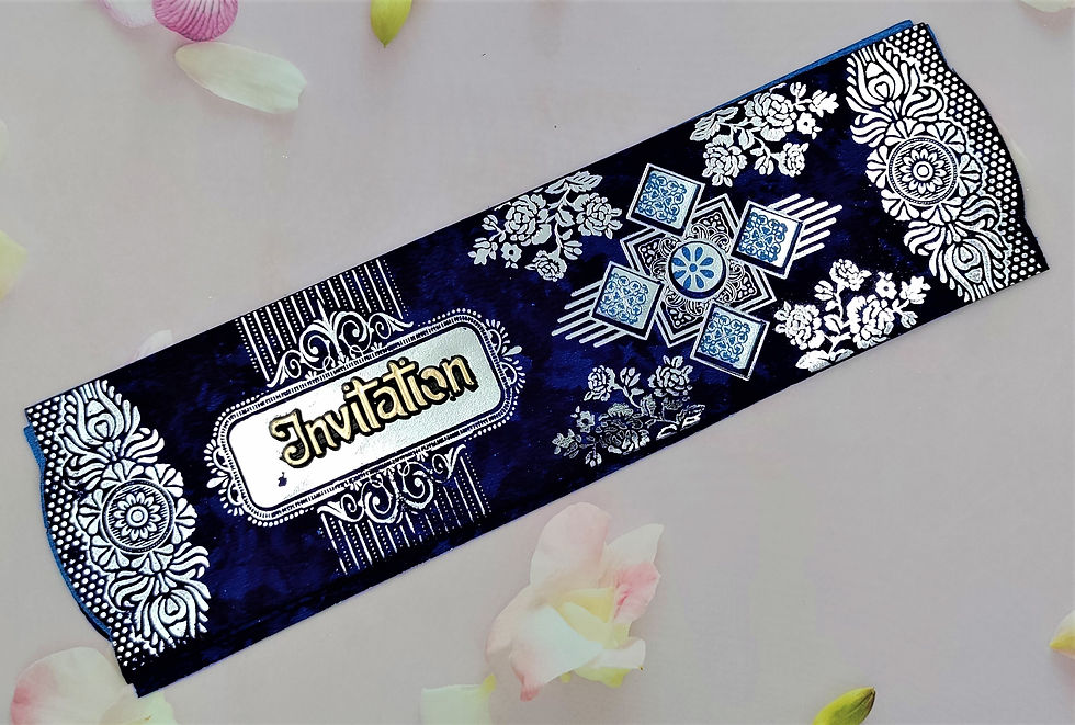 Thumbnail: Designer Premium Customized Wedding Invitation Cards - GS-018