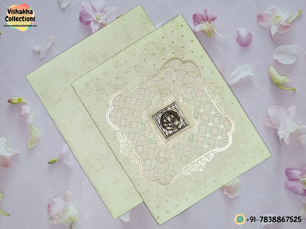 Thumbnail: Designer Premium Customized Wedding Invitation Cards - GS-171