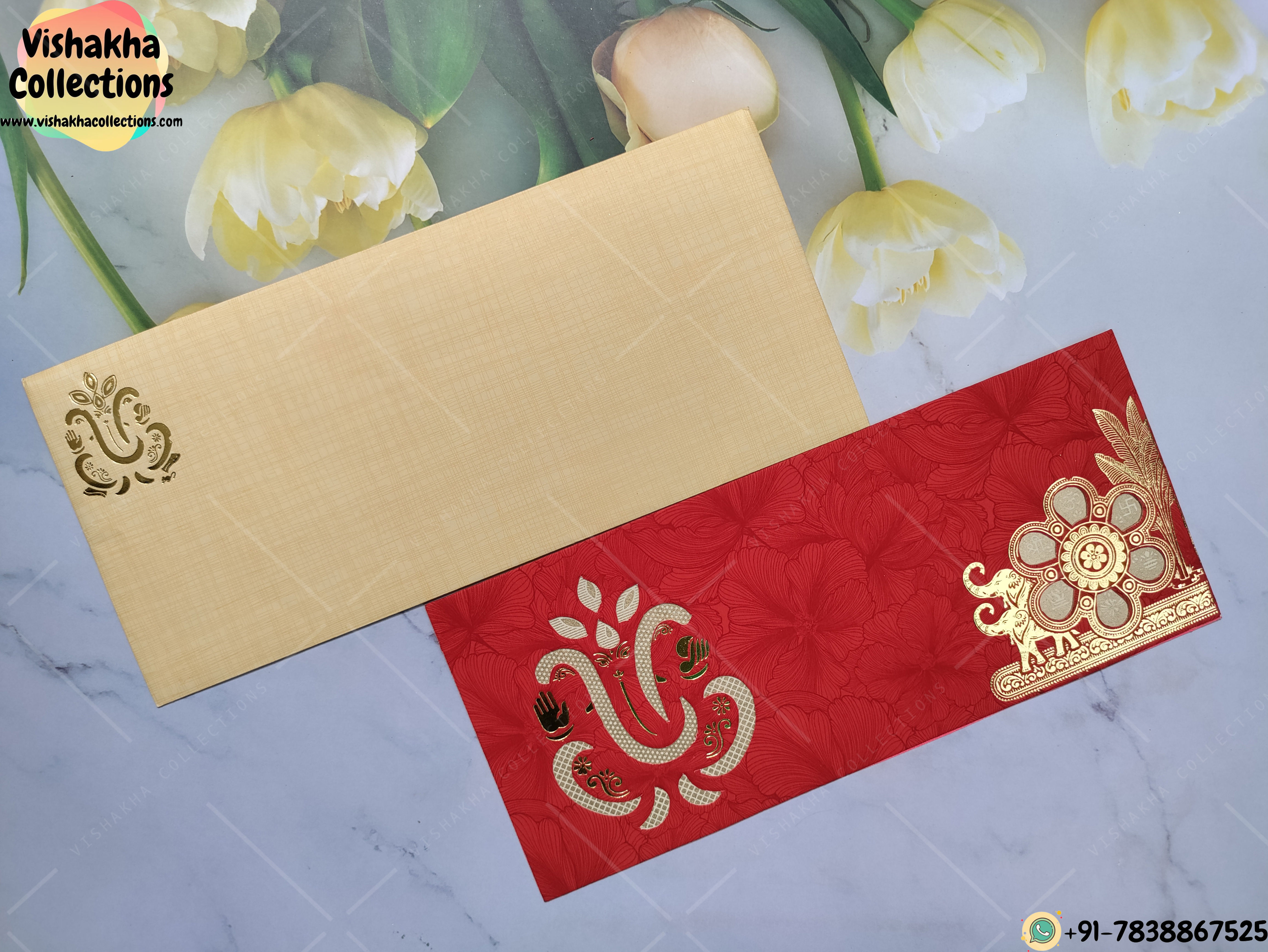 Designer Premium Customized Wedding Invitation Cards - VC-K5221