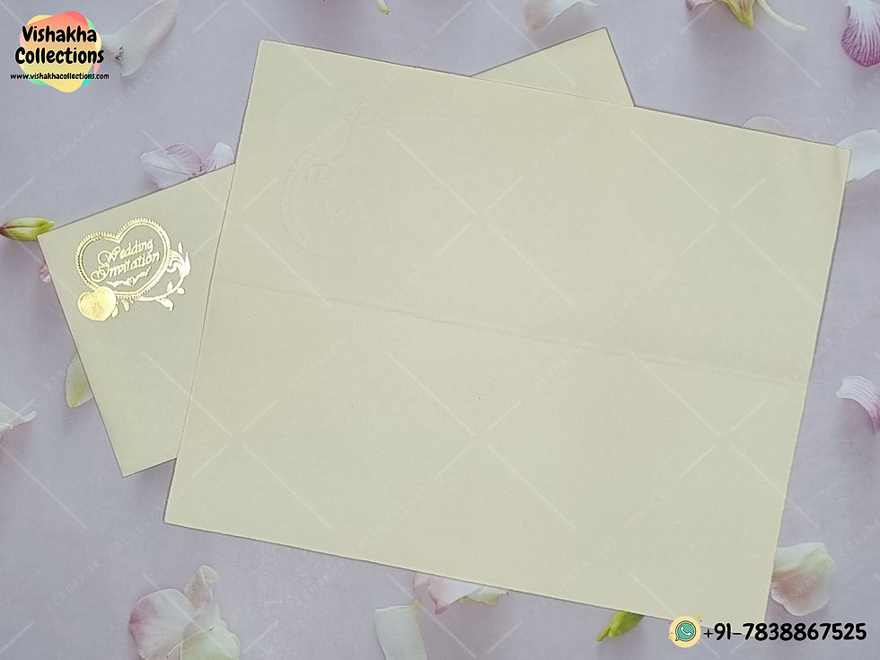 Thumbnail: Designer Premium Customized Wedding Invitation Cards - GS-144